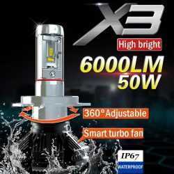 LED крушки за фарове X3