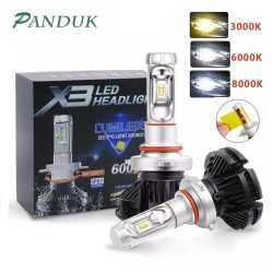 LED крушки за фарове X3, 50W, H1, H4 и H7 16 LED крушки за фарове X3, 50W, H1, H4 и H7 2