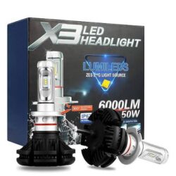 LED крушки за фарове X3, 50W, H1, H4 и H7