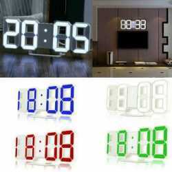 3D LED Часовник 7