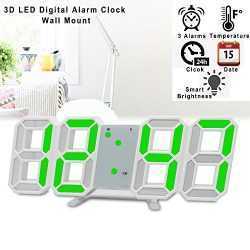 3D LED Часовник 8