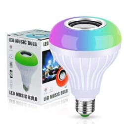 Безжична музикална диско крушка с цветомузика LED BULP LAMP