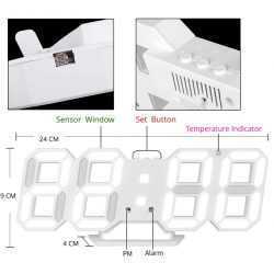 3D LED Часовник 5