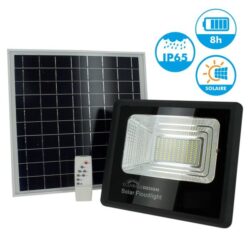 40W LED Прожектор за външен монтаж + Соларен панел + Дистанционно