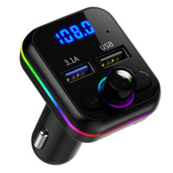 RGB Трансмитер M34 с двойно USB, MP3 плеър FM ,Bluetooth - Image 5