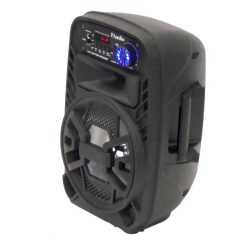 Караоке Тонколона PA 80 8 инча, Безжичен Микрофон, акумулаторна батерия, Bluetooth, FM радио, USB, micro SD card player 7 Караоке Тонколона PA 80 8 инча, Безжичен Микрофон, акумулаторна батерия, Bluetooth, FM радио, USB, micro SD card player 2