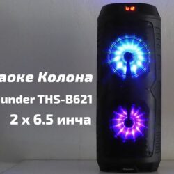 Alternative view of Караоке тонколона Thunder B621, 2 x 6.5 инча с безжичен микрофон