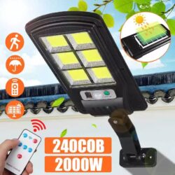 Alternative view of Соларна лампа 120W 2 броя със сензор за движение