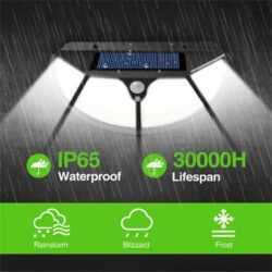 Соларна лампа 102 LED водоустойчива градинска лампа - Image 5