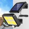 Соларна лампа 500W с отделен панел и 5м кабел