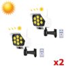 Соларна Лампа Камера 180W 77LED 2 броя с дистанционно 1 Соларна Лампа Камера 180W 77LED 2 броя с дистанционно