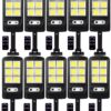 Соларна лампа 1200W LED 10 броя със сензор за движение, стойка и дистанционно 1 Соларна лампа 1200W 10 броя