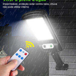 Соларна лампа 1200W LED 5 броя със сензор за движение, стойка и дистанционно 9 Соларна лампа 1200W LED 5 броя със сензор за движение, стойка и дистанционно - Image 4