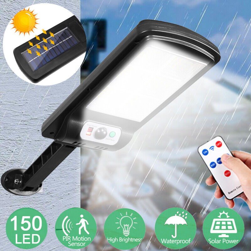 Соларна лампа 1200W LED 5 броя със сензор за движение, стойка и дистанционно 4 Соларна лампа 1200W LED 5 броя със сензор за движение, стойка и дистанционно - Image 2