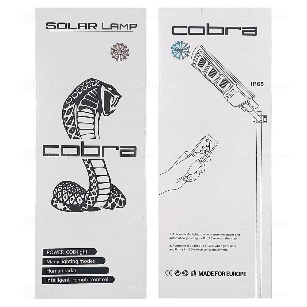Улична соларна лампа Cobra 1600W 4 Улична соларна лампа Cobra 1600W - Image 2