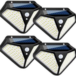Alternative view of Соларна лампа 102 LED 4 броя с 3 режима на осветеност!