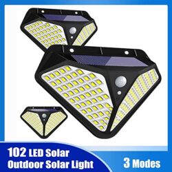 Соларна лампа 102 LED с 3 режима на осветеност