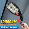 Соларна лампа 3000W Двойна със стойка и дистанционно 1 Соларна лампа 3000W Двойна със стойка и дистанционно