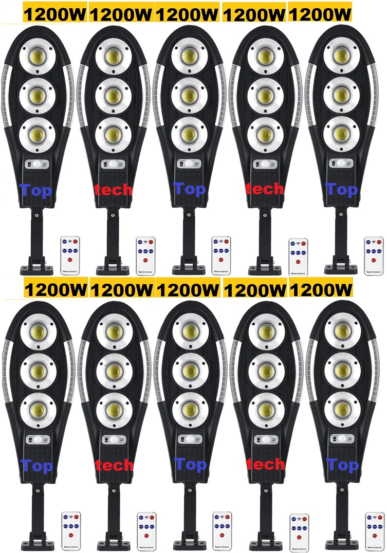 Соларна лампа 1200W 10 броя със стойка и дистанционно 3 соларна лампа 1200W 10 броя