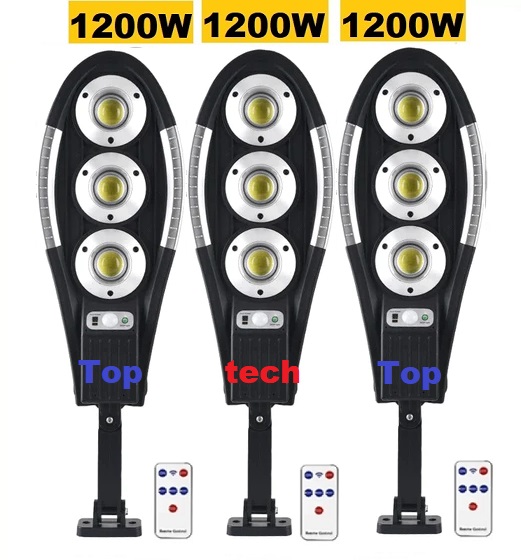 Соларна лампа 1200W 3 броя със стойка и дистанционно 3 соларна лампа 1200W 3 броя