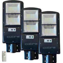 Улична соларна лампа Cobra 800W 3 броя