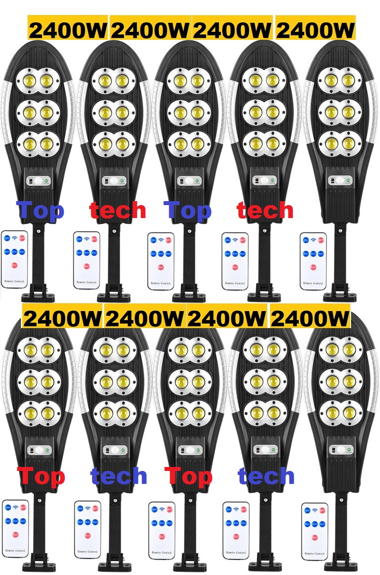 Соларна лампа 2400W 3 броя със стойка и дистанционно 6 Соларна лампа 2400W 3 броя със стойка и дистанционно - Image 4
