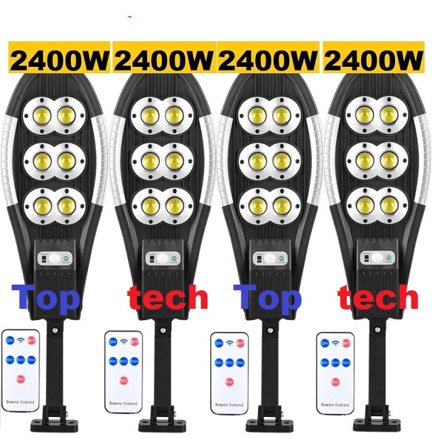 Соларна лампа 2400W 3 броя със стойка и дистанционно 4 Соларна лампа 2400W 3 броя със стойка и дистанционно - Image 2