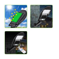 Соларна лампа 100W ЕК-026A 5 броя със стойка и дистанционно 2