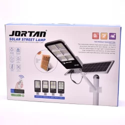 Улична соларна лампа с панел и стойка 200W/300W/400W 4