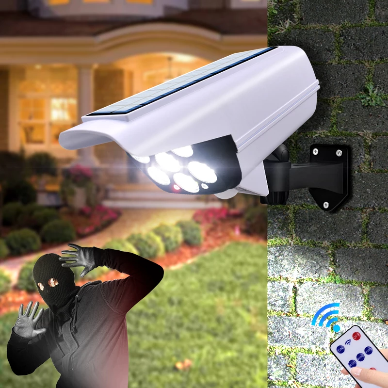 Соларна Лампа Камера 3 броя с дистанционно 180W Мощност 77LED 4 Соларна Лампа Камера 3 броя с дистанционно 180W Мощност 77LED - Image 2