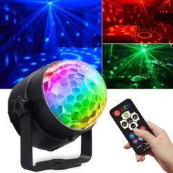 Диско топка с дистанционно, RGB