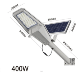 Alternative view of Улична соларна лампа 400W Jortan с панел и стойка