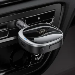 Bluetooth AUX Адаптер HOCO E80, V5.3, 12 Часа с едно зареждане - Image 4
