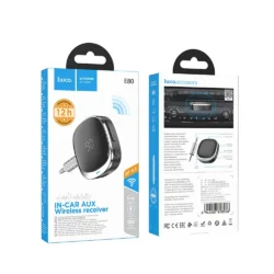 Alternative view of Bluetooth AUX Адаптер HOCO E80, V5.3, 12 Часа с едно зареждане