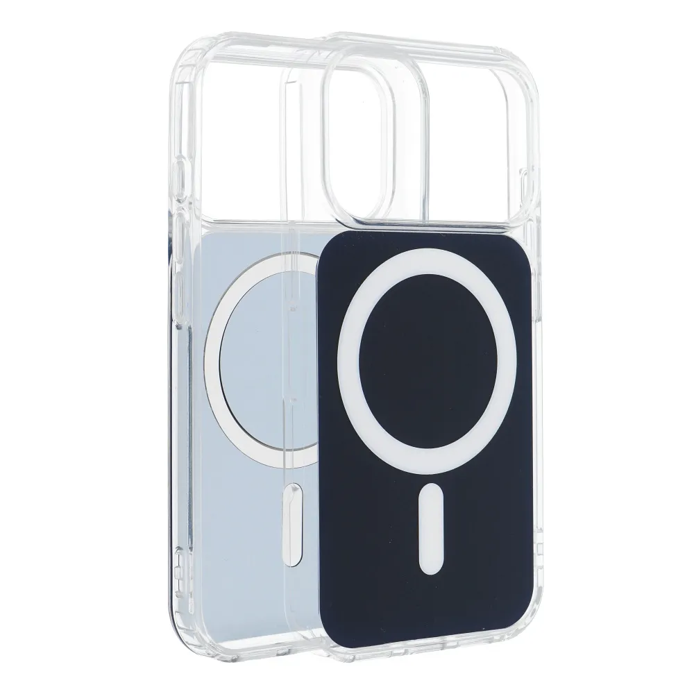 Кейс за iPhone 17 pro Clear Fusion Mag Cover съвместим с MagSafe 8 Кейс за iPhone 17 pro Clear Fusion Mag Cover съвместим с MagSafe - Image 7